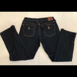 Great Lucky Brand Sweet n Crop jeans dark wash